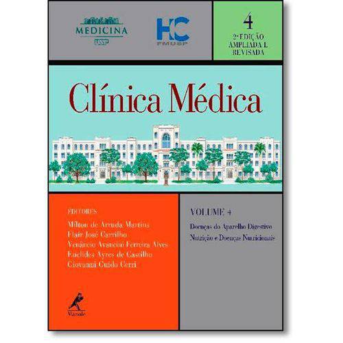 Tamanhos, Medidas e Dimensões do produto Clínica Médica Vol. 4 – 2ª EDIÇÃO
