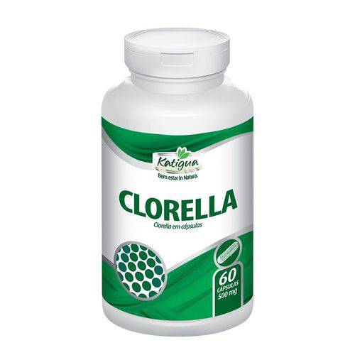 Tamanhos, Medidas e Dimensões do produto Clorella 500mg 60 Cápsulas