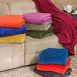 Tamanhos, Medidas e Dimensões do produto Cobertor Queen Fleece Galles Amarelo - Casa & Conforto