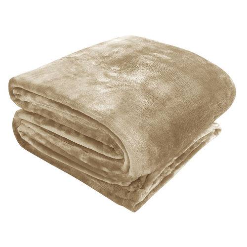 Tamanhos, Medidas e Dimensões do produto Cobertor SHINE Zelo Microfibra Casal - Gramatura: 300g/m² - Sépia