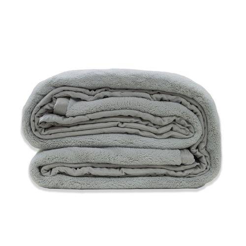Tamanhos, Medidas e Dimensões do produto Cobertor Soft King 340 Gramas Cinza- Sultan