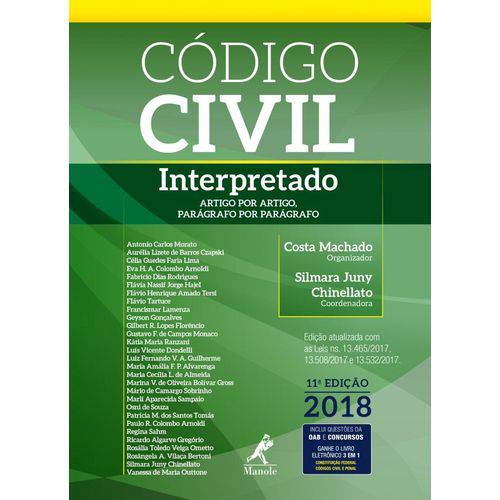 Tamanhos, Medidas e Dimensões do produto Código Civil Interpretado 2018 - 11ª Edição