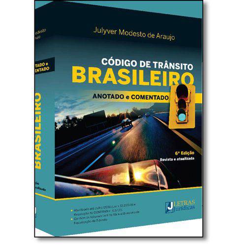 Tamanhos, Medidas e Dimensões do produto Código de Trânsito Brasileiro Anotado e Comentado