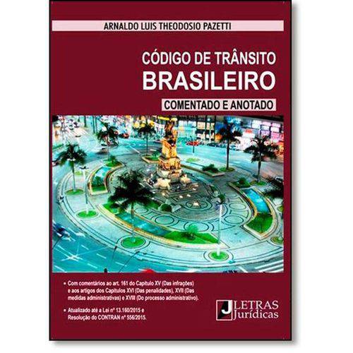 Tamanhos, Medidas e Dimensões do produto Codigo de Transito Brasileiro - Letras Juridicas