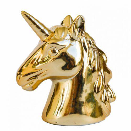 Tamanhos, Medidas e Dimensões do produto Cofre Unicornio - Dourado