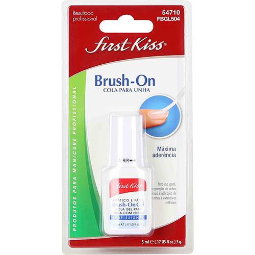 Tamanhos, Medidas e Dimensões do produto Cola Gel para Unhas First Kiss em Pincel Brush-On