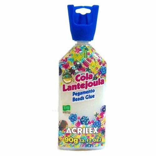 Tamanhos, Medidas e Dimensões do produto Cola Lantejoula Pegamento Beads Glue 90g Acrilex