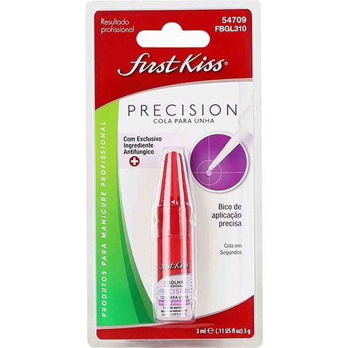Tamanhos, Medidas e Dimensões do produto Cola para Reparo de Unhas First Kiss Precision