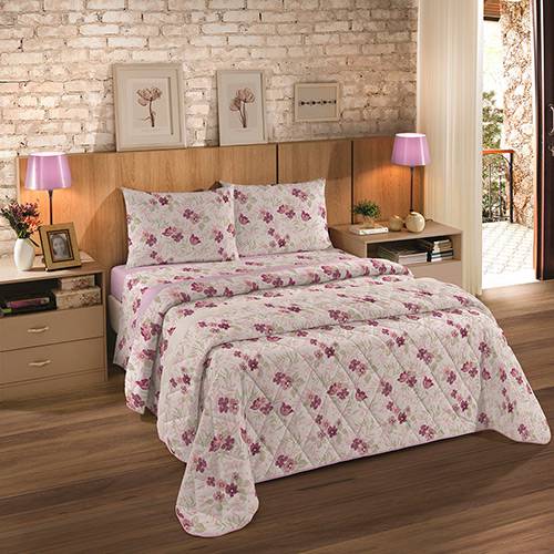 Tamanhos, Medidas e Dimensões do produto Colcha Matelassê Queen Estampada Betsy 2,20 M X 2,40 M com 1 Peça - Lepper