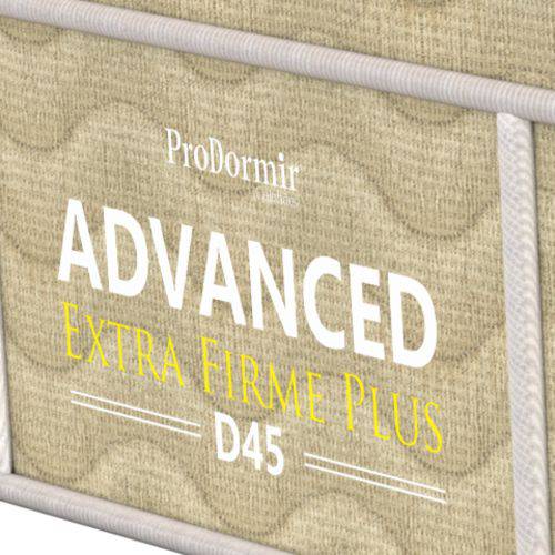 Tamanhos, Medidas e Dimensões do produto Colchão de Espuma ProDormir Queen Advanced Extra Firme Plus D45 - (158x198x24cm)