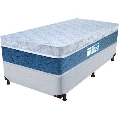 Tamanhos, Medidas e Dimensões do produto Colchão Solteiro Pillow Top Prodormir Blue - Probel - Branco / Azul