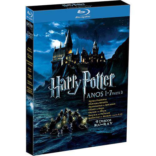 Tamanhos, Medidas e Dimensões do produto Coleção Completa Blu-ray Harry Potter: Anos 1-7B (8 Discos)