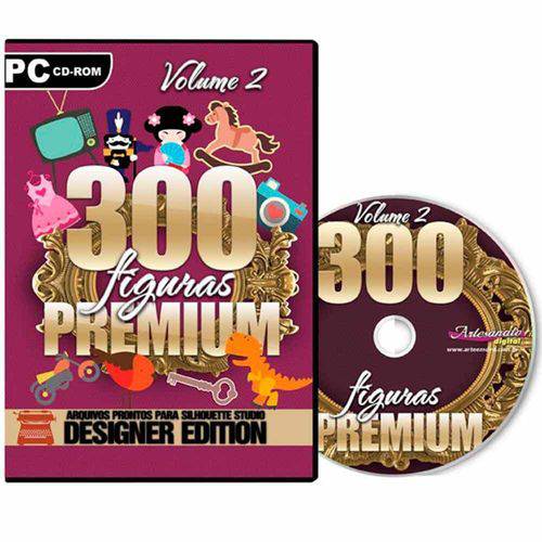 Tamanhos, Medidas e Dimensões do produto Coleção Dvd - 300 Figuras Premium Design Edition para Silhouette Volume 2