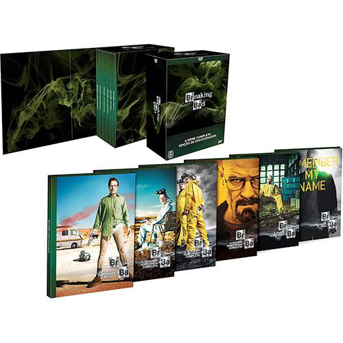 Tamanhos, Medidas e Dimensões do produto Coleção Dvd Breaking Bad - a Química do Mal - a Série Completa (21 Discos)