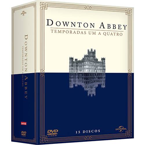 Tamanhos, Medidas e Dimensões do produto Coleção DVD Downton Abbey 1ª a 4ª Temporada (15 Discos)
