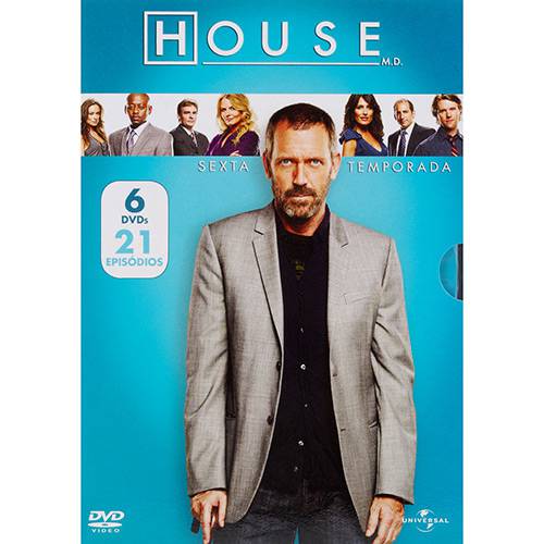 Tamanhos, Medidas e Dimensões do produto Coleção DVD House: 6ª Temporada (6 DVDs)