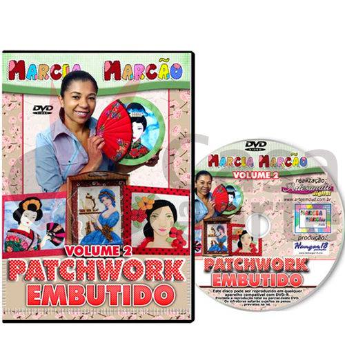 Tamanhos, Medidas e Dimensões do produto Coleção Dvd Patchwork Embutido Volume Ii com Marcia Marcão