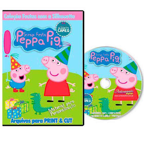 Tamanhos, Medidas e Dimensões do produto Coleção Dvd - Peepa Pig e Sua Turma Silhouette Cameo
