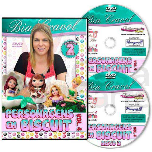 Tamanhos, Medidas e Dimensões do produto Coleção Dvd Personagens de Biscuit com Bia Cravol Volume 4