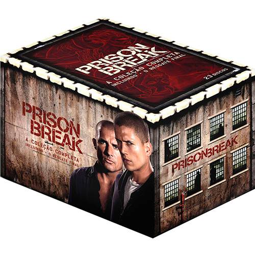 Tamanhos, Medidas e Dimensões do produto Coleção Dvd Prison Break 1ª a 4ª Temporada + o Resgate Final (23 Discos)