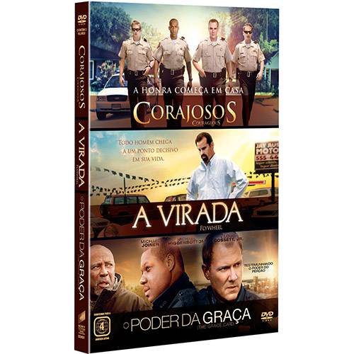 Tamanhos, Medidas e Dimensões do produto Coleção Gospel: Corajosos, a Virada e o Poder da Graça (3 DVDs)