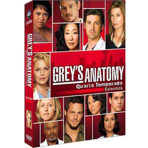 Tamanhos, Medidas e Dimensões do produto Box DVD - Grey's Anatomy - 4º Temporada (5 Discos)