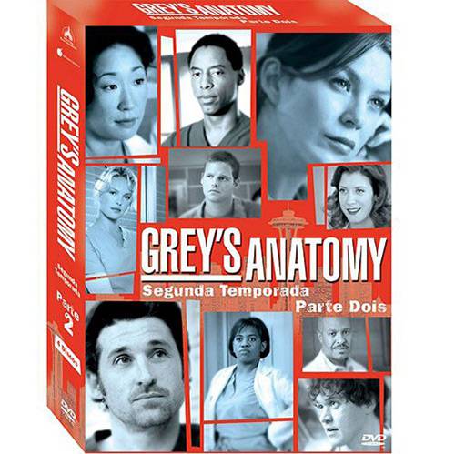 Tamanhos, Medidas e Dimensões do produto Box DVD - Grey's Anatomy - 2ª Temporada - Parte 2 (4 Discos)