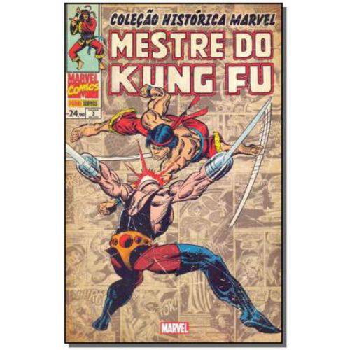 Tamanhos, Medidas e Dimensões do produto Coleção Histórica Marvel - Mestre do Kung Fu - Vol.03