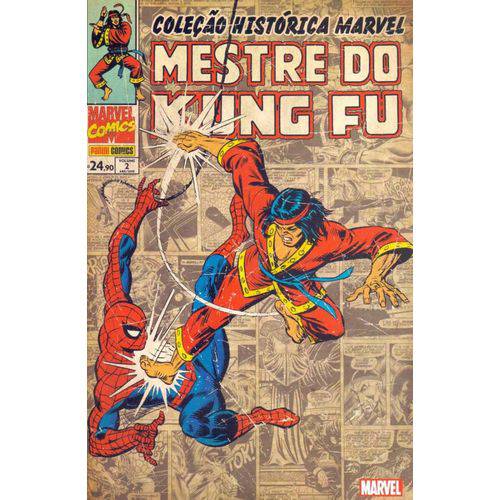 Tamanhos, Medidas e Dimensões do produto Coleção Histórica Marvel - Mestre do Kung Fu - Vol. 2
