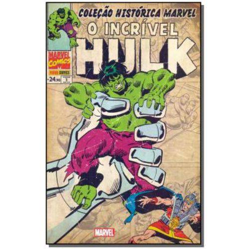 Tamanhos, Medidas e Dimensões do produto Coleção Histórica Marvel - o Incrível Hulk - Vol.03