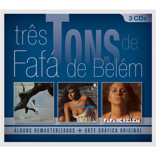 Tamanhos, Medidas e Dimensões do produto Coleção Três "Tons" de Fafá de Belém (03 CDs)
