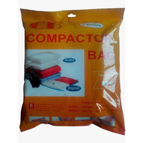 Tamanhos, Medidas e Dimensões do produto Combo: 6 Sacos a Vácuo + Bomba Manual de Alta Performance - Compactor Bag