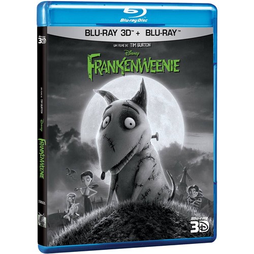 Tamanhos, Medidas e Dimensões do produto Combo Blu-ray 3D + Blu-ray Frankenweenie (2 Discos)
