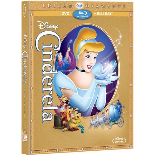 Tamanhos, Medidas e Dimensões do produto Combo Cinderela - Edição Diamante (Blu-ray+DVD)
