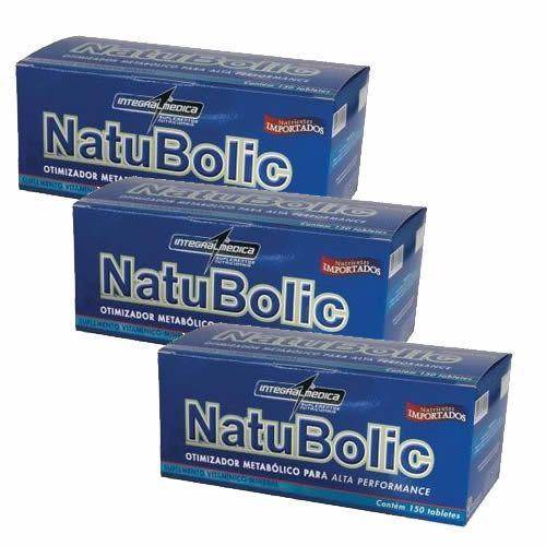 Tamanhos, Medidas e Dimensões do produto Combo 3 Natubolic - 150 Tabletes - Integralmédica