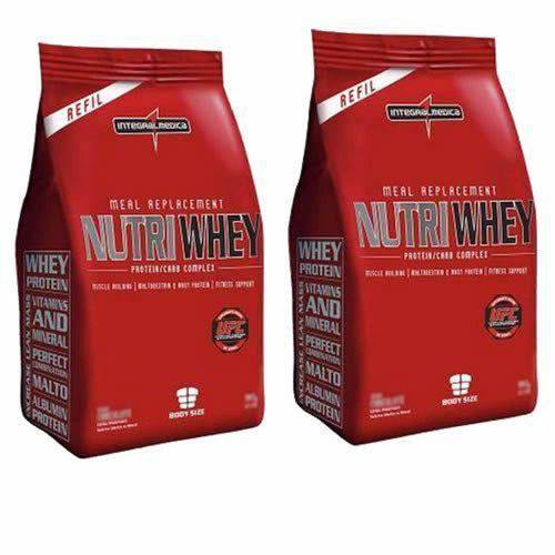 Tamanhos, Medidas e Dimensões do produto Combo 2 - Nutri Whey Protein - Refil Morango 907g - Integralmédica