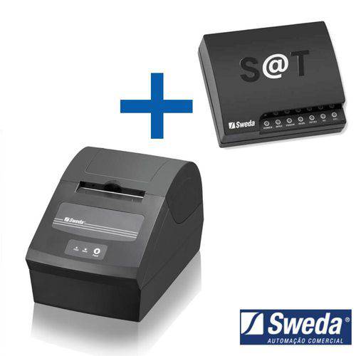 Tamanhos, Medidas e Dimensões do produto Combo Sweda Sat Fiscal SS1000 + Impressora Térmica SI-150 não Fiscal USB/Serial C/ Serrilha