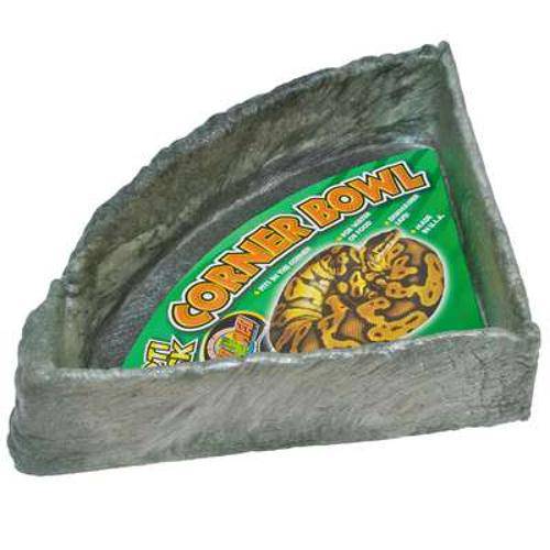 Tamanhos, Medidas e Dimensões do produto Comedouro ou Bebedouro Zoomed Repti Rock Corner Bowl - Grande