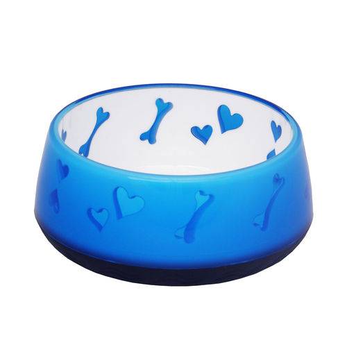 Tamanhos, Medidas e Dimensões do produto Comedouro para Cachorro Puppy Love Azul AFP - Tam P: 300ml