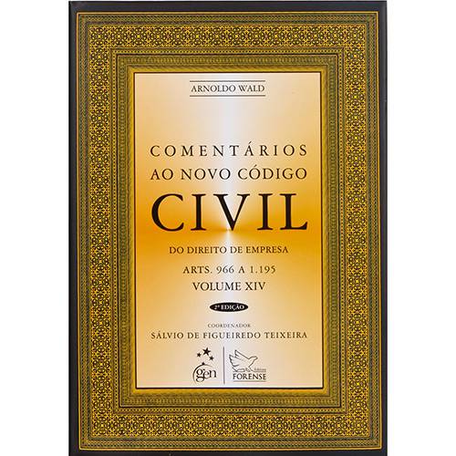 Tamanhos, Medidas e Dimensões do produto Comentários ao Novo Codigo Civil: do Direito de Empresa - Arts. 966 a 1195 - Vol. XIV