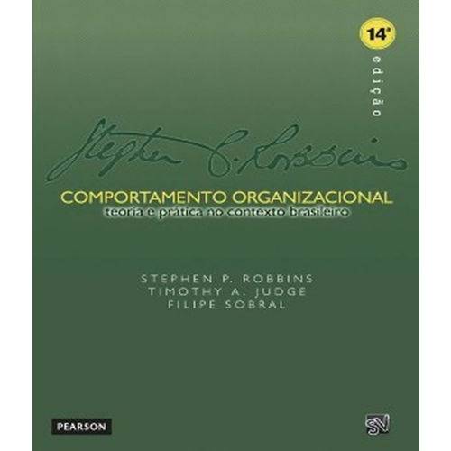 Tamanhos, Medidas e Dimensões do produto Comportamento Organizacional - 14 Ed