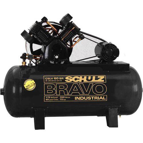 Tamanhos, Medidas e Dimensões do produto Compressor de Ar CSLV 60 Bravo/350 - 220/380V Trifásico - Schulz