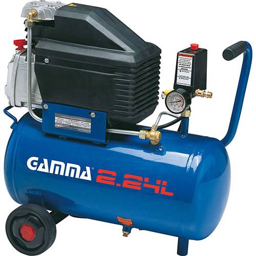 Tamanhos, Medidas e Dimensões do produto Compressor de Ar GAMMA 24 (220V) 2HP 24L