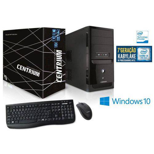 Tamanhos, Medidas e Dimensões do produto Computador Centrium Fasttop 7100 Intel Core I3-7100 3.9ghz 4gb Ddr4 500gb Windows 10