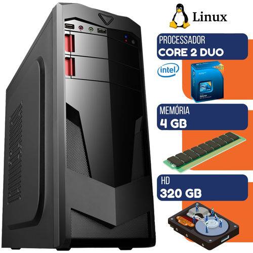 Tamanhos, Medidas e Dimensões do produto Computador Desktop Intel Core 2 Duo 4gb HD 320gb Linux