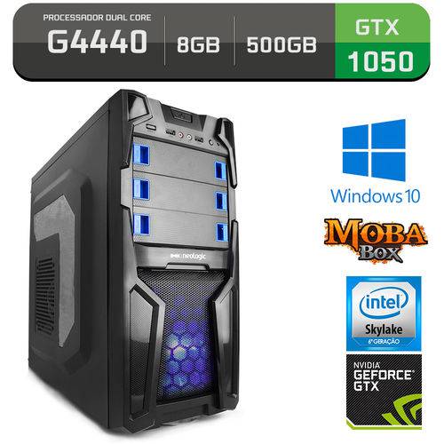 Tamanhos, Medidas e Dimensões do produto Computador Gamer Neologic Moba Box NLI60013 Intel Core G4440 8GB (Gtx 1050 2GB) 500GB Windows 10
