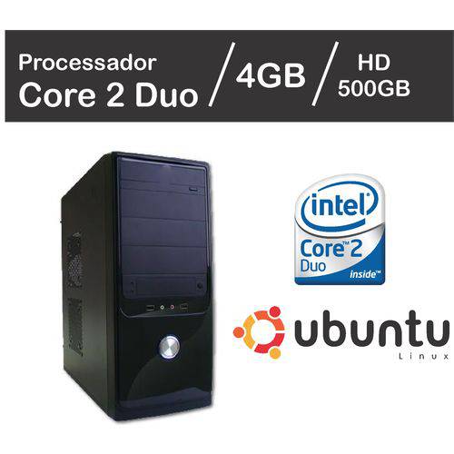 Tamanhos, Medidas e Dimensões do produto Computador Intel Core 2 Duo 4GB HD 500GB LINUX WIFI