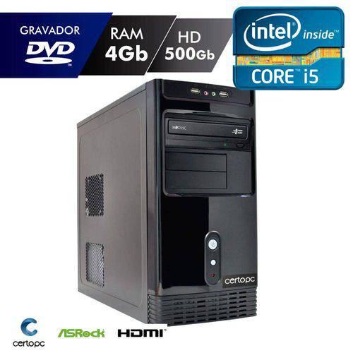 Tamanhos, Medidas e Dimensões do produto Computador Intel Core I5 4gb Hd 500gb Dvd Certo Pc Desempenho 518 Ar