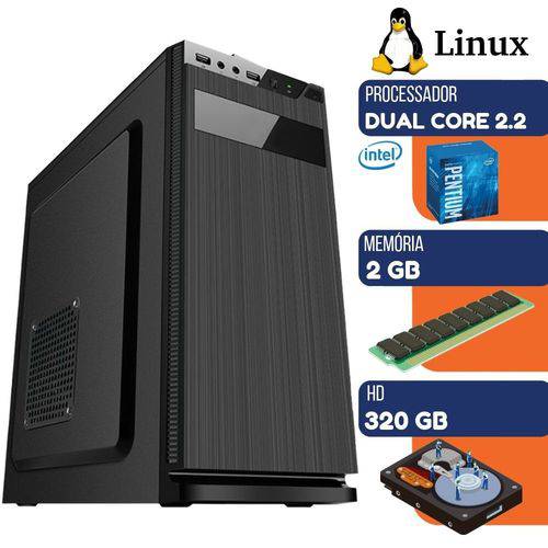 Tamanhos, Medidas e Dimensões do produto Computador Intel Dual Core 2.2ghz 2gb HD 320gb Wifi Linux