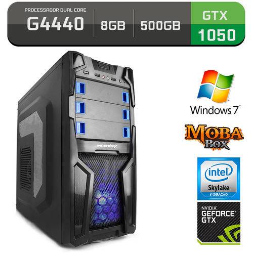 Tamanhos, Medidas e Dimensões do produto Computador Neologic Gamer Moba Box NLI59888 Intel Core G4440 8GB (Gtx 1050 2GB) 500GB Windows 7